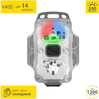 Фонарь ARMYTEK CRYSTAL GREY ONYX Фонарь ARMYTEK CRYSTAL GREY ONYX